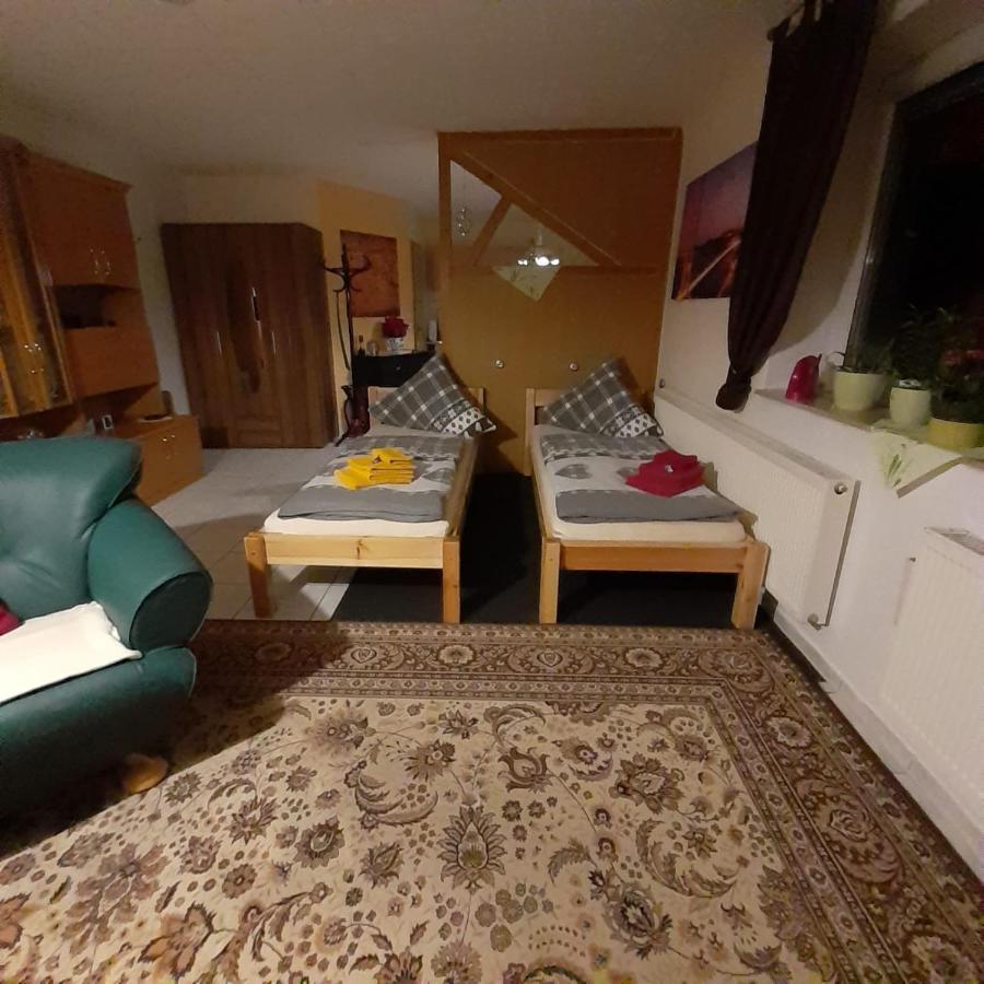 Pension "Am Zuckerberg" Brahmenau Esterno foto